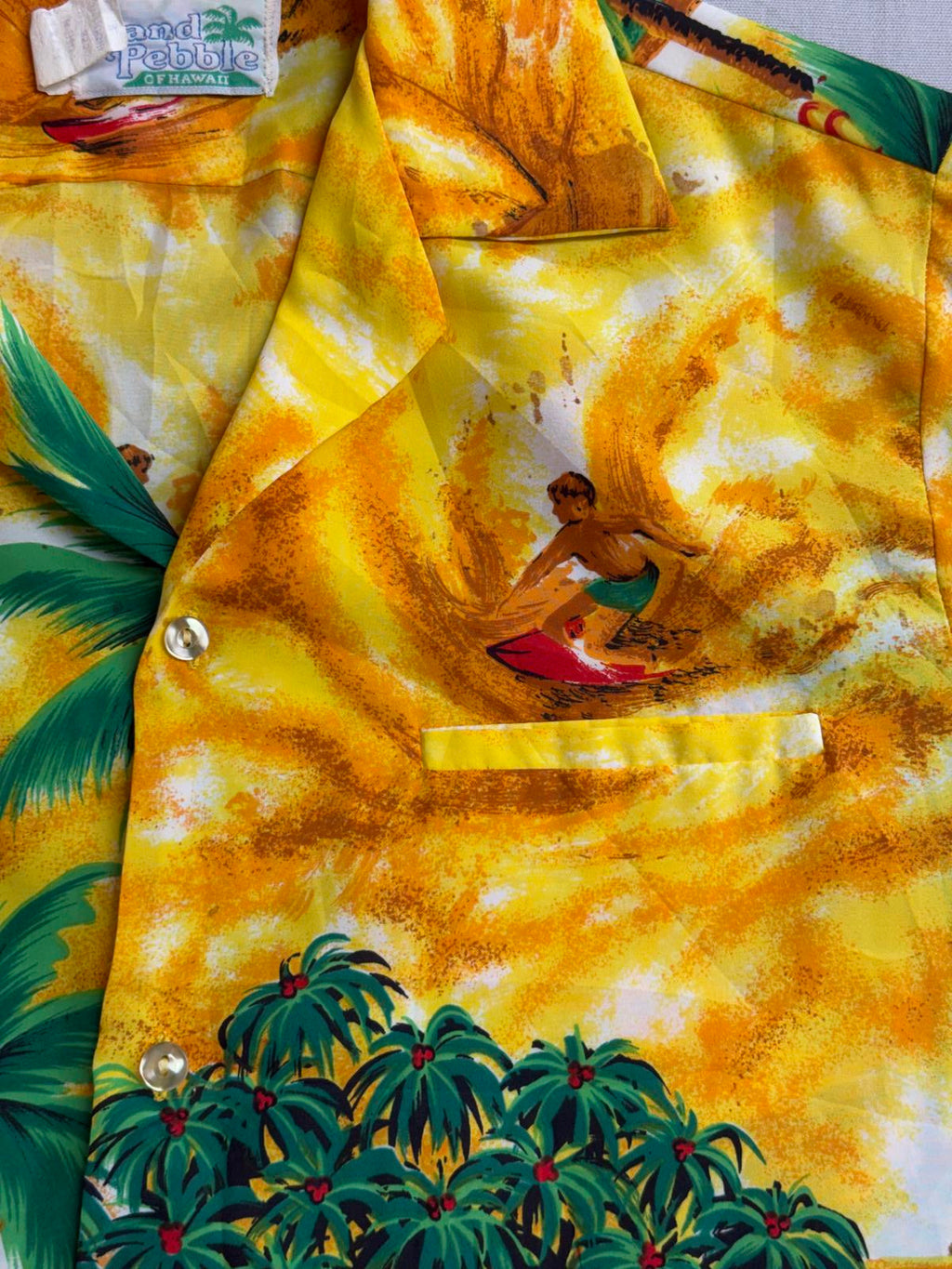 Sand Pebble Mens Hawaiian Shirt Surfing Made in Hawaii Shirt #weather @weather
