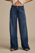 [146333-420] WOMENS LUCKY BRAND LUCKY LEGEND LIQUID DENIM LUXE PALAZZO
